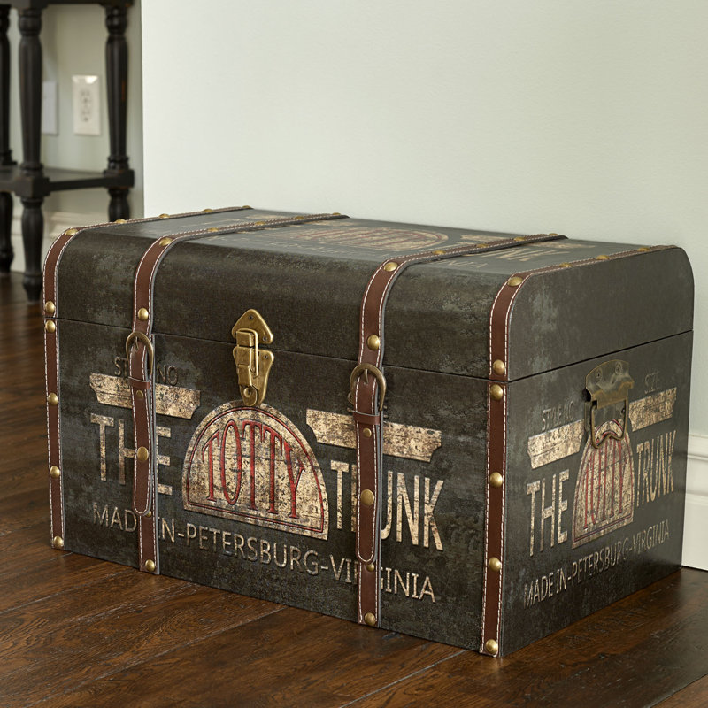 Helina Large Vintage Decorative Home Storage Trunk & Reviews Joss & Main